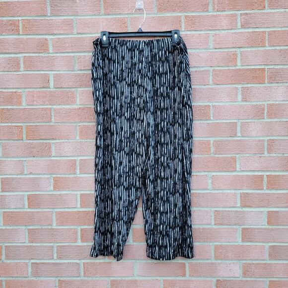 Chico's Travellers Slinky Printed Pull On Pants 3 Large - Picture 2 of 6